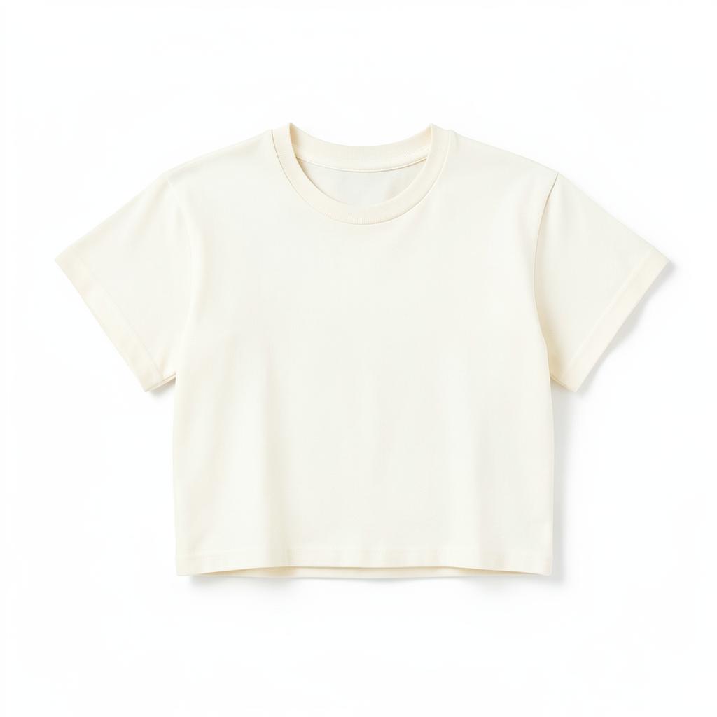 Boxy Fit T-Shirt — plain garment on white background