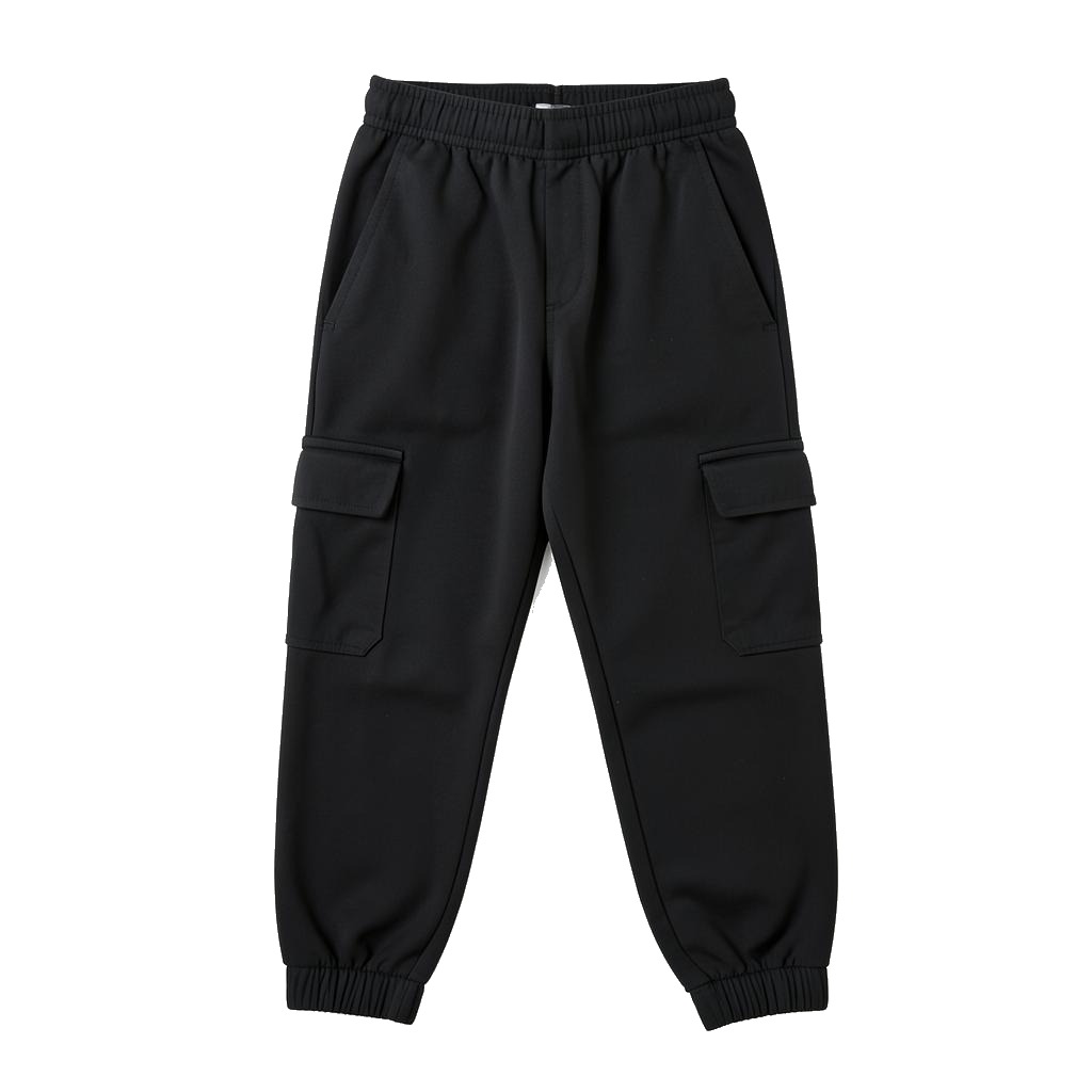 Cargo Joggers — plain garment on white background