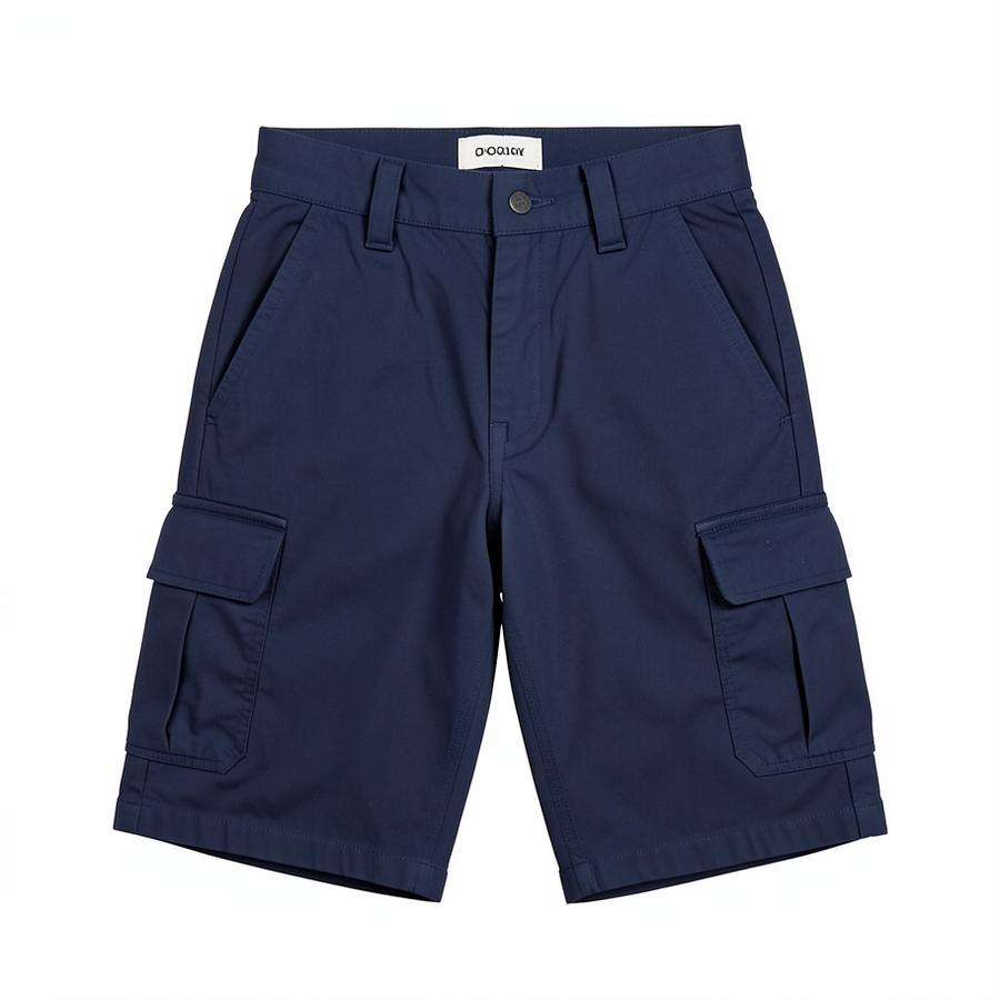 Cargo Work Shorts — plain garment on white background