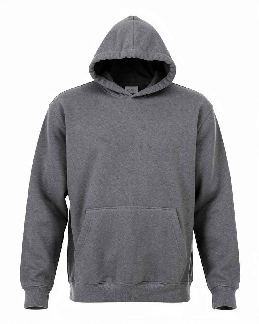 Classic Hoodie — plain garment on white background