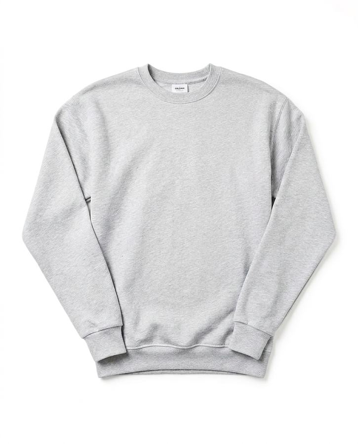 Classic Sweatshirt — plain garment on white background