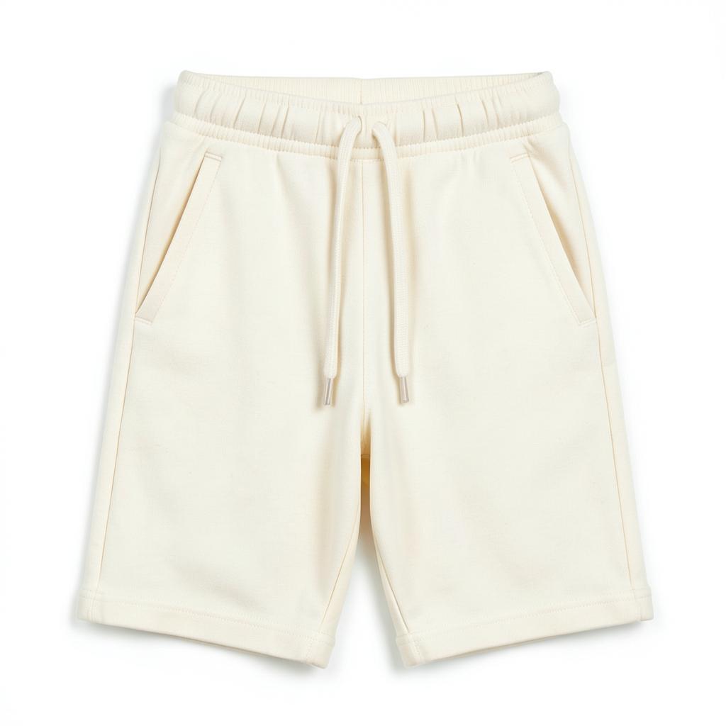 Sweat Shorts — plain garment on white background